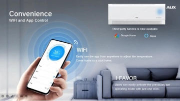 Aer conditionat de perete AUX cu WiFi